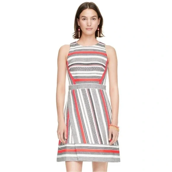 Kate Spade Flights of Fancy Ribbon Jacquard Dress Size 10 - Picture 2 of 8